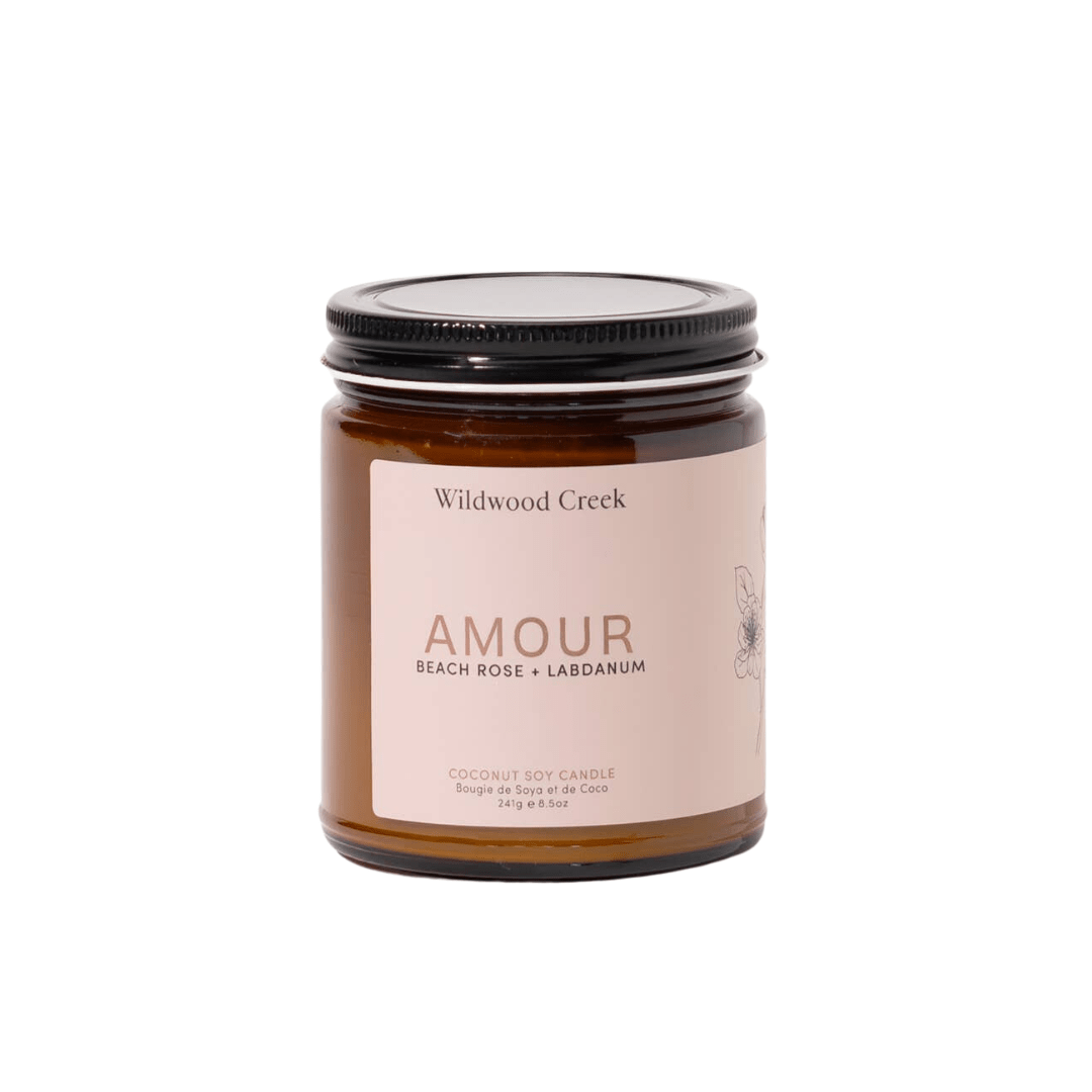 Amour Mini Natural Coconut Soy Candle by Wildwood