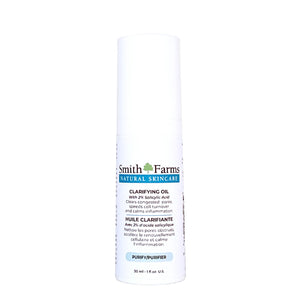 Smith Farms clarifying oil bottle on a white background