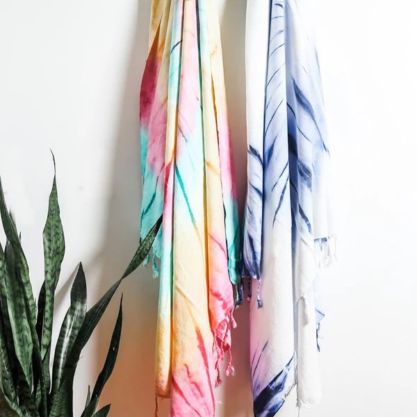 Everyday Tie Dye Turkish Towel by Sunday Dry Goods