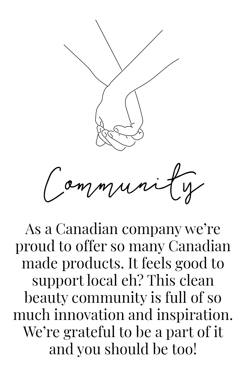The Truth Beauty Company Community Brand Pillar Canadian Made Products
