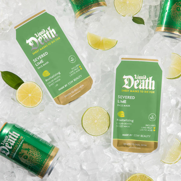 Severed Lime Revitalizing Liquid Death Face Mask