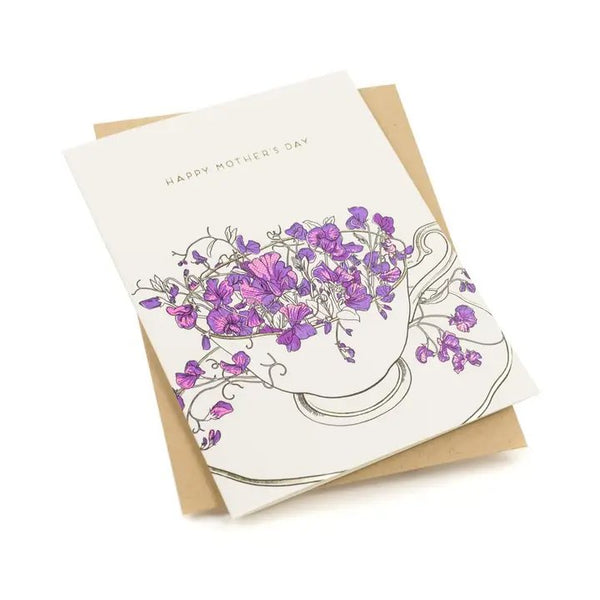 Mother's Day Teacup Card by Porchlight Press