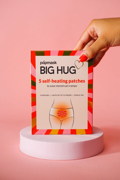 Popmask London Self-Heating Menstrual Cramp Patches 12hr relief