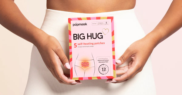 Popmask London Self-Heating Menstrual Cramp Patches 12hr relief