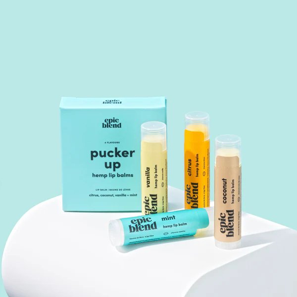 Pucker Up - 4 pack lip balm by Epic Blend