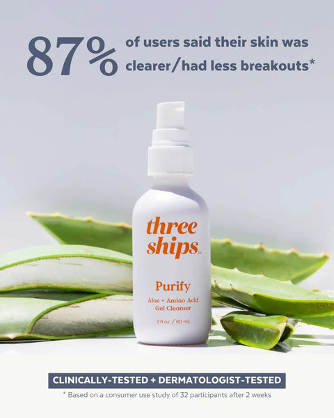 Purify Aloe + Amino Acid Gel Cleanser by Three Ships