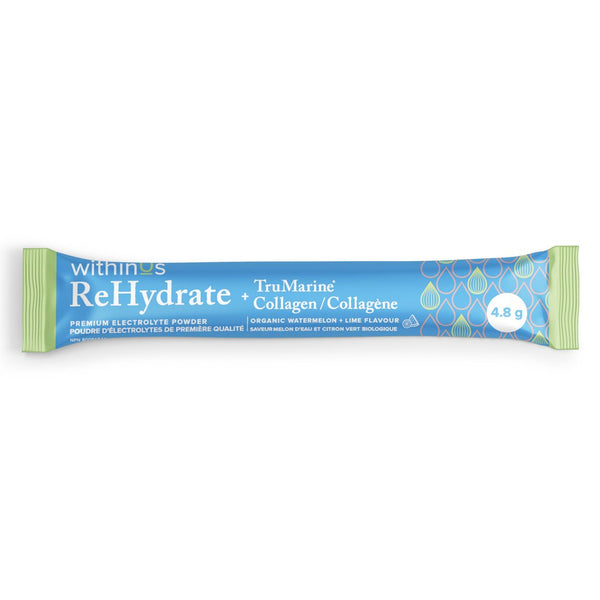 ReHydrate Stick Pack Pouch - Watermelon Lime Flavour by WithinUs