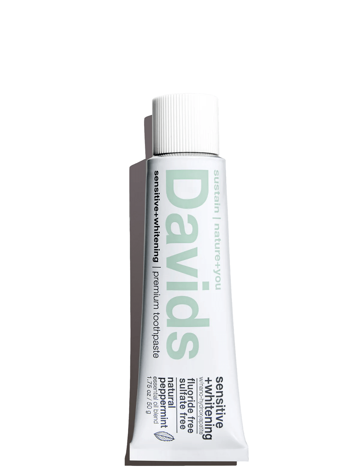 Travel Size Premium Toothpaste Sensitive+Whitening by Davids Toothpaste