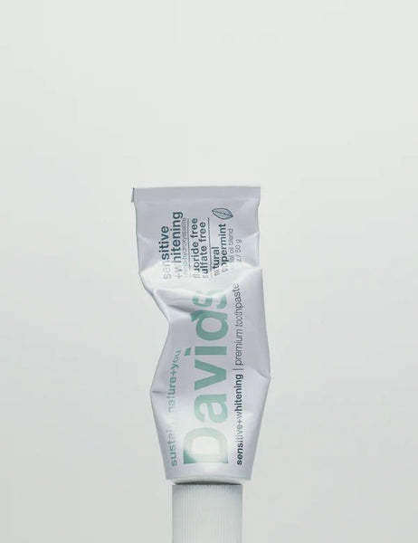 Travel Size Premium Toothpaste Sensitive+Whitening by Davids Toothpaste