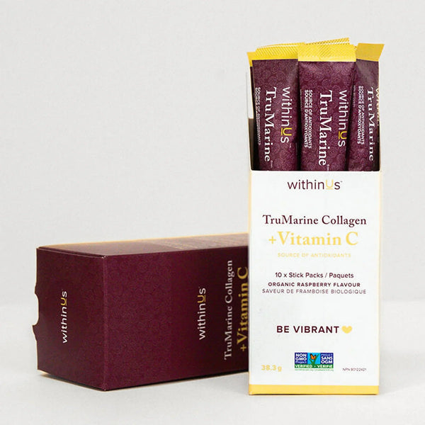 TruMarine® Collagen + Vitamin C Box - 10 Stick Packs by WithinUs