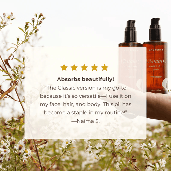Vitamin C Body Oil - Rose & Amyris by Apoterra Skincare