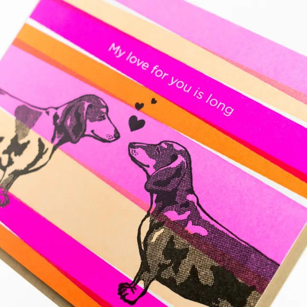 Wiener Dog Love by Porchlight Press