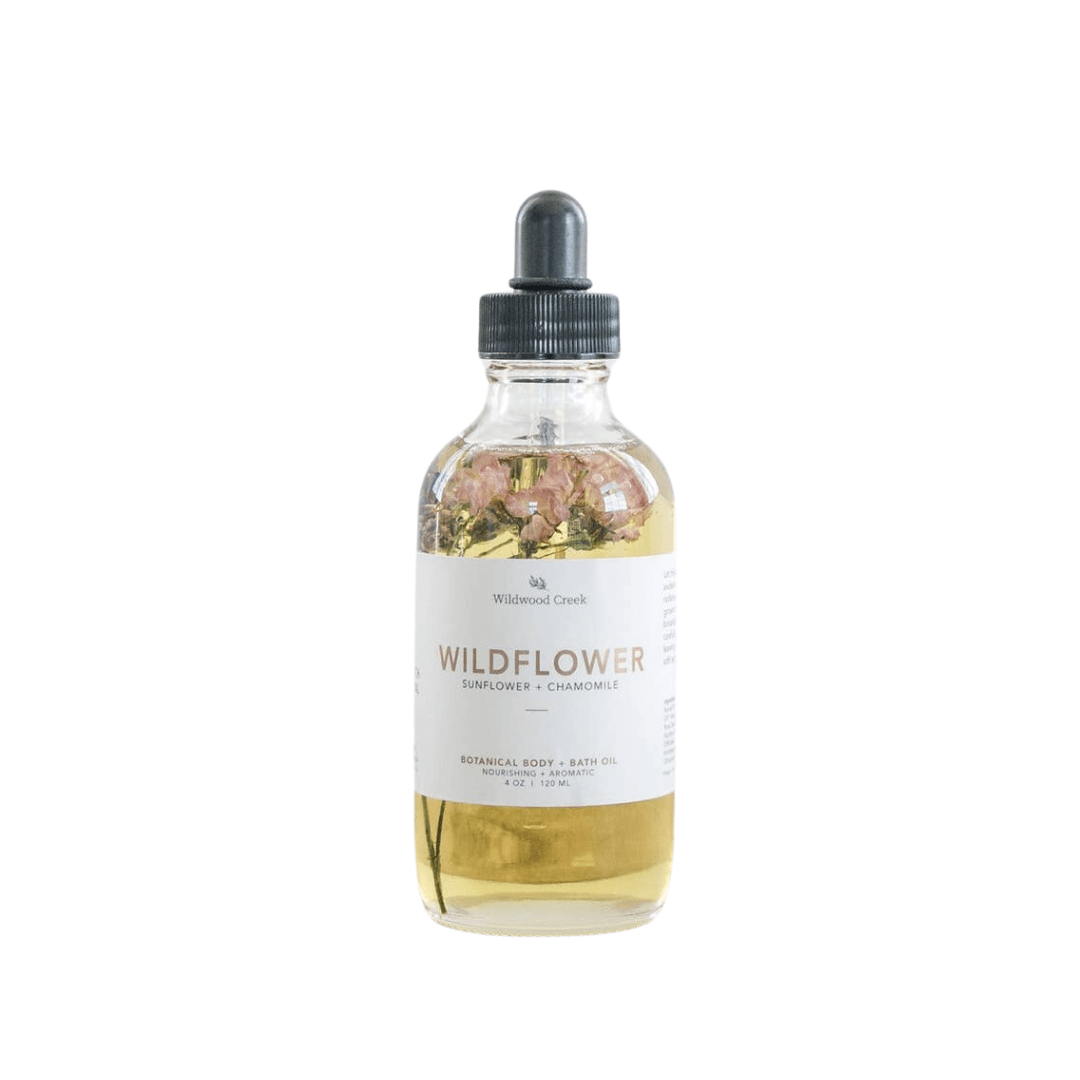 Wildflower Nourishing Natural Body + Bath Oil by Wildwood