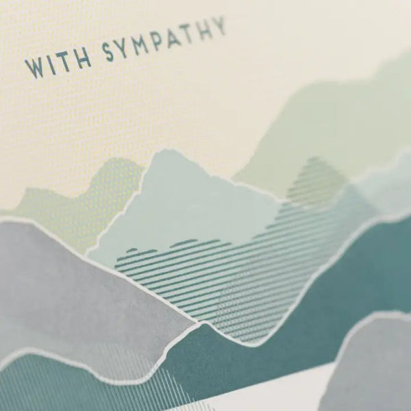 With Sympathy Coastal Card by Porchlight Press