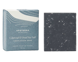 Activated Charcoal & Dead Sea Salt Complexion Soap by Apoterra Skincare