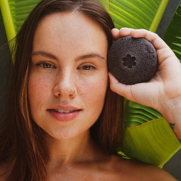 Activated Charcoal Konjac Face Sponge by Wyld Skincare