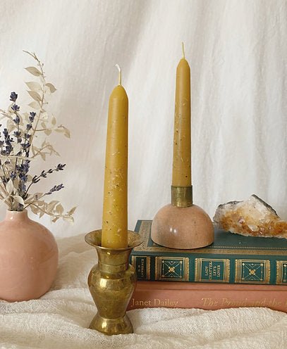 Aries Beeswax Ritual Candles by Astrobloom