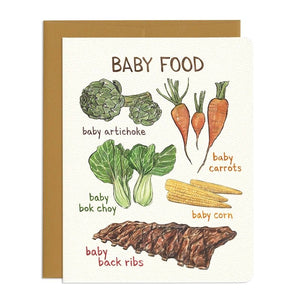 Baby Food Card by Gotamago