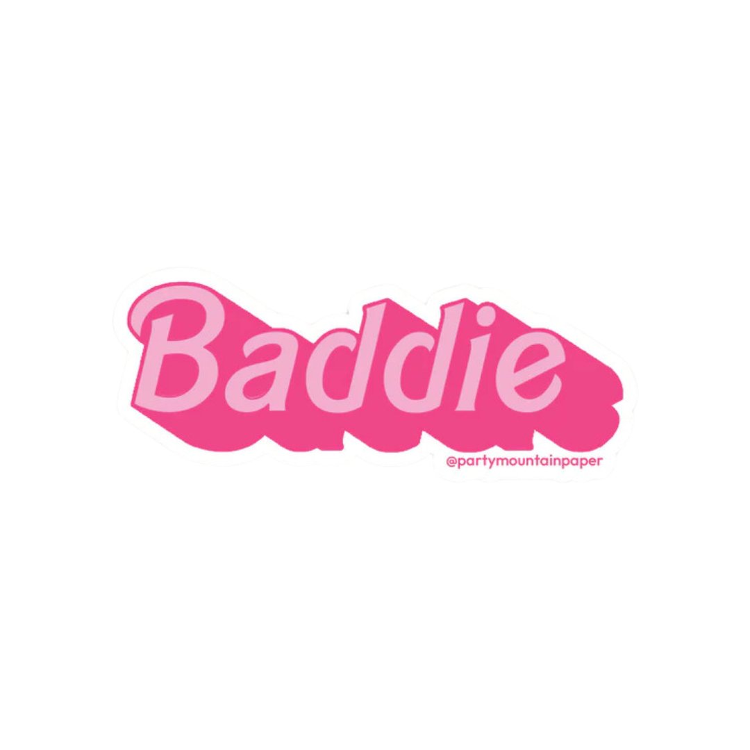 Baddie Sticker by Party Mountain Paper Co