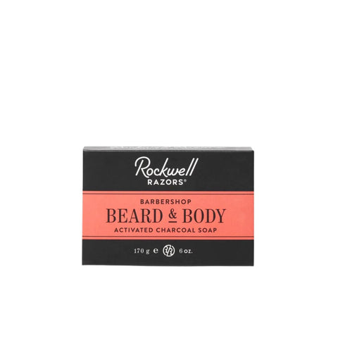 Beard & Body Activated Charcoal Soap by Rockwell Razors