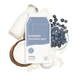Blueberry Coconut Milk Firming Plant-Based Milk Sheet Mask by ESW Beauty