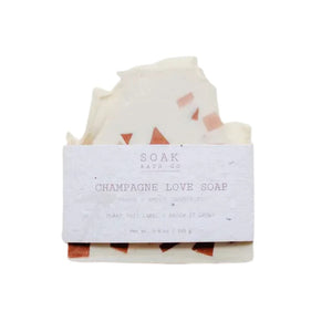Champagne Love Soap Bar by Soak Bath Co.