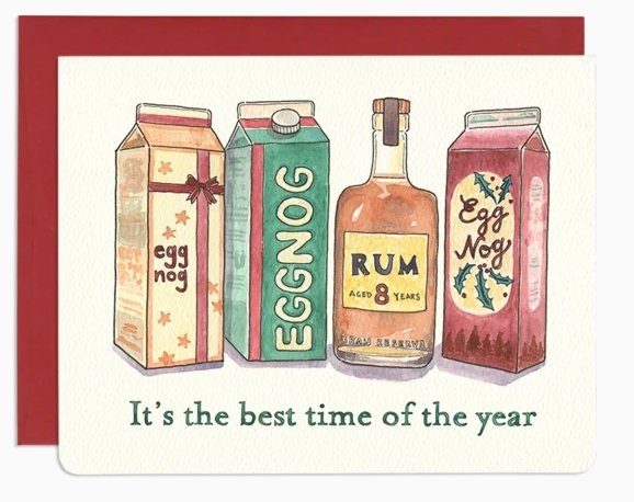 Eggnog & Rum Card by Gotamago