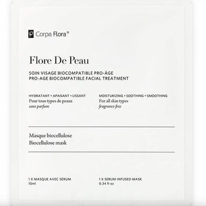 Flore de Peau Facial Biocellulose Mask by Corpa Flora