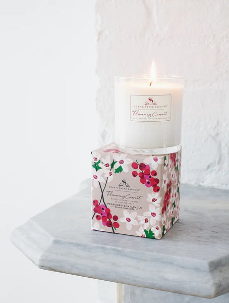 Flowering Currant Large Soy Candle by Soap & Paper Factory
