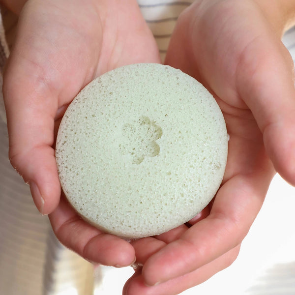 French Green Clay Konjac Face Sponge by Wyld Skincare