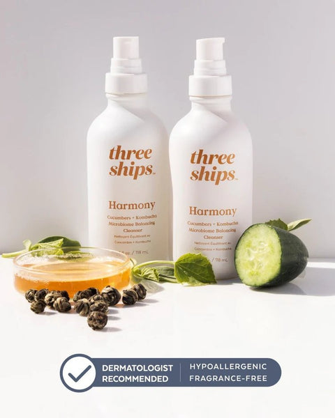 Harmony Cucumber + Kombucha Microbiome Balancing Cleanser by Three Ships