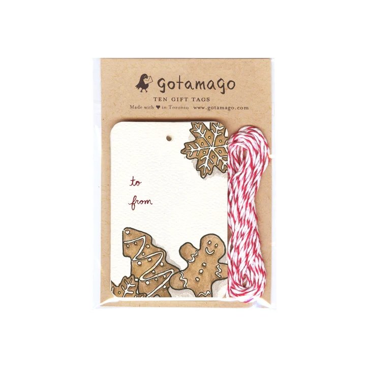 Holiday Gift Tags by Gotamago