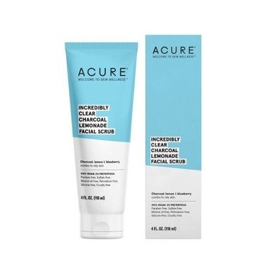 Incredibly Clear Charcoal Lemonade Facial Scrub by Acure