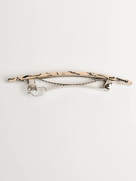 Jela Barrette In Marble by Nat + Noor