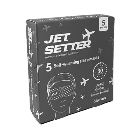 Jet Setter Warming Eye Mask by Popband London