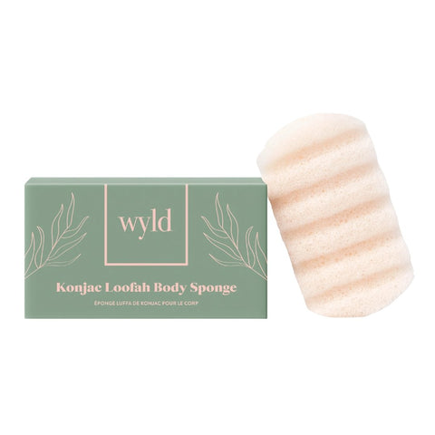 Konjac Loofah Body Sponge by Wyld Skincare