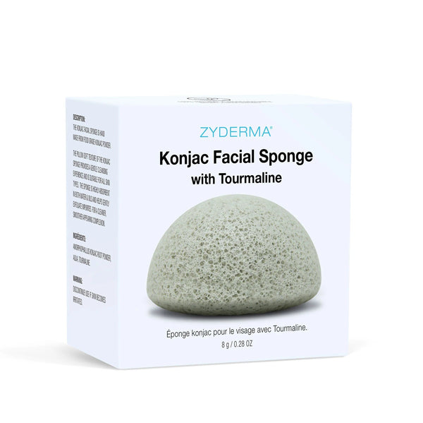 Konjac Sponge with Tourmaline by Zyderma