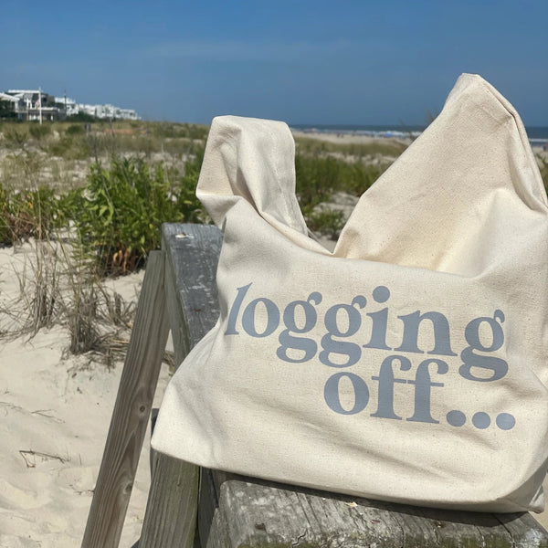 Logging Off Tote Bag by ESW Beauty