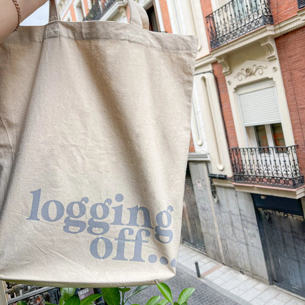 Logging Off Tote Bag by ESW Beauty