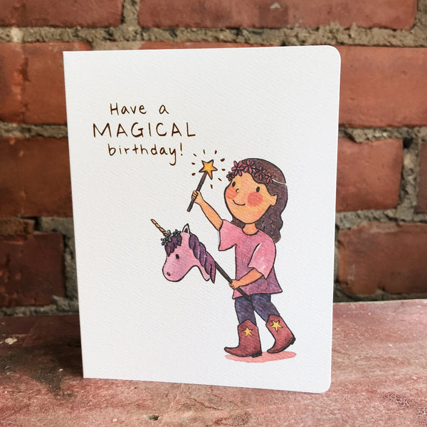 Magical Birthday Card by Gotamago
