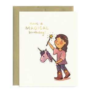 Magical Birthday Card by Gotamago