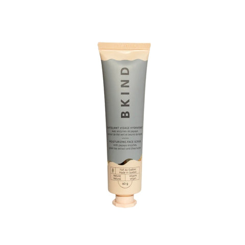 Moisturizing Face Scrub with papaya enzymes & green tea extract by BKIND