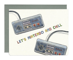 Nintendo and Chill Card by Gotamago