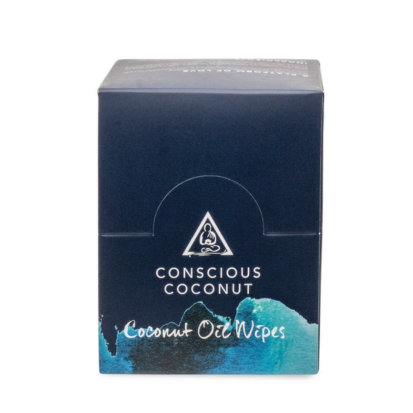 Organic Coconut Oil Wipes (25 Count) by Conscious Coconut