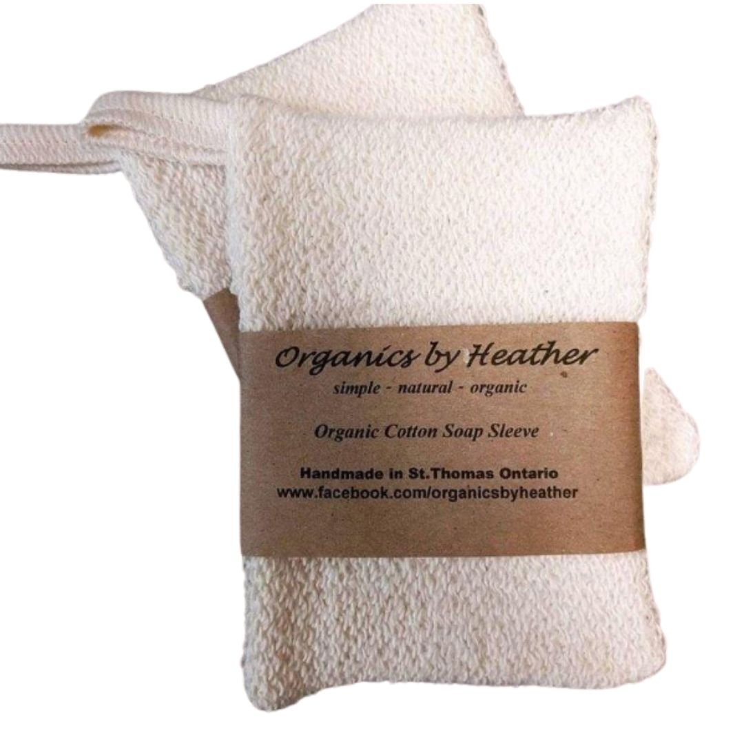 Organic Cotton Soap Sleeve by Organics by Heather