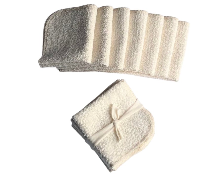 Organic Cotton Washcloths - 7 pack by Organics by Heather