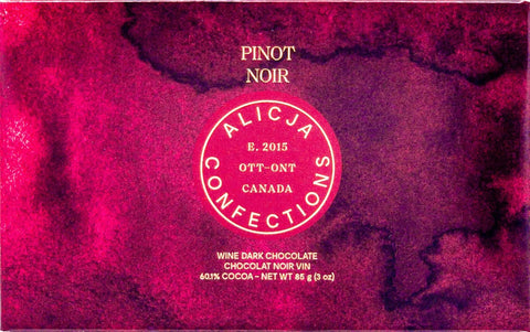 Pinot Noir Wine Dark Chocolate by Alicja Confections