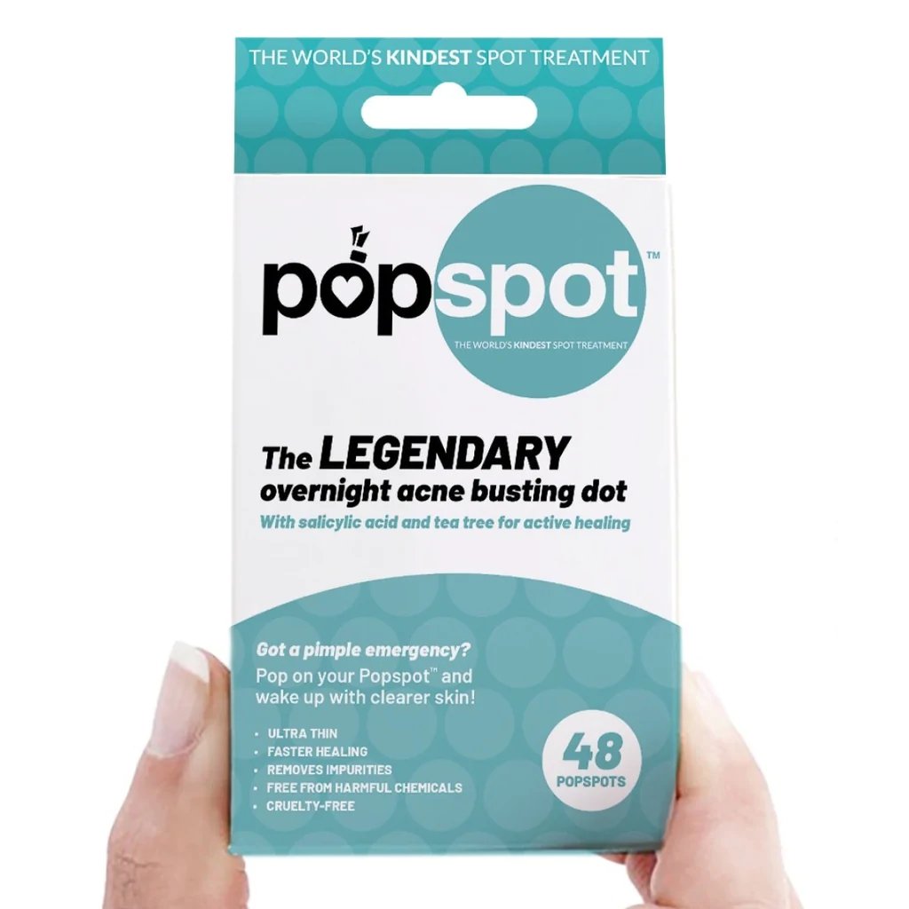 Popspot spot treatment acne and pimple remover dot (48 Pack) by Popband London