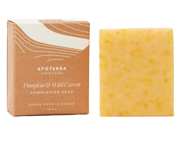 Pumpkin & Wild Carrot Complexion Soap by Apoterra Skincare