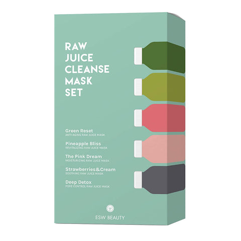 Raw Juice Cleanse Mask Set by ESW Beauty